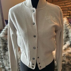 Victoria’s Secret Women's Cream Bomber Jacket